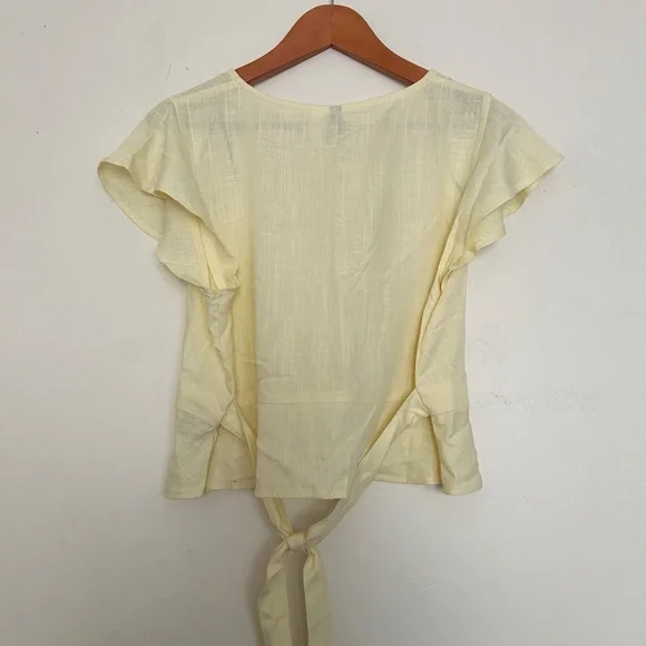 H&M linen blend blouse - Picture 2 of 5